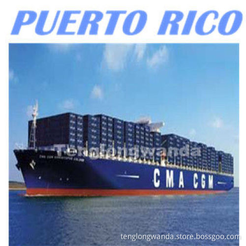 Shipping freight forwarder to San Juan of Puerto Rico from Shanghai Shenzhen Hong Kong